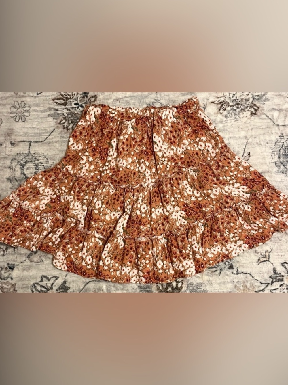 3/$25🎃Cynthia Rowley Floral A-Line Skirt